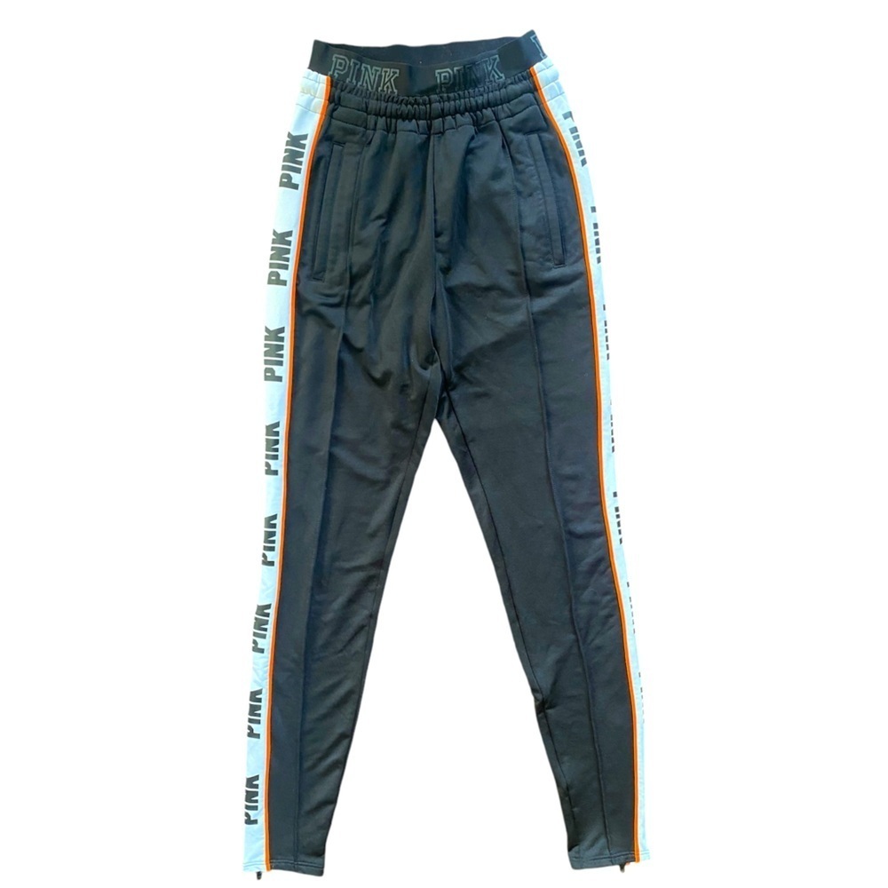 Victoria's Secret Pink Black Track Pants XS